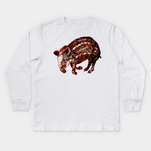 Tapir Kids Long Sleeve T-Shirt